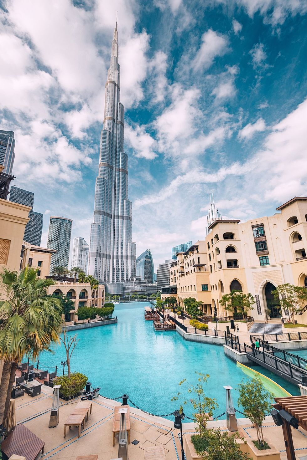 Burj Khalifa dominates the skyline of Dubai, United Arab Emirates