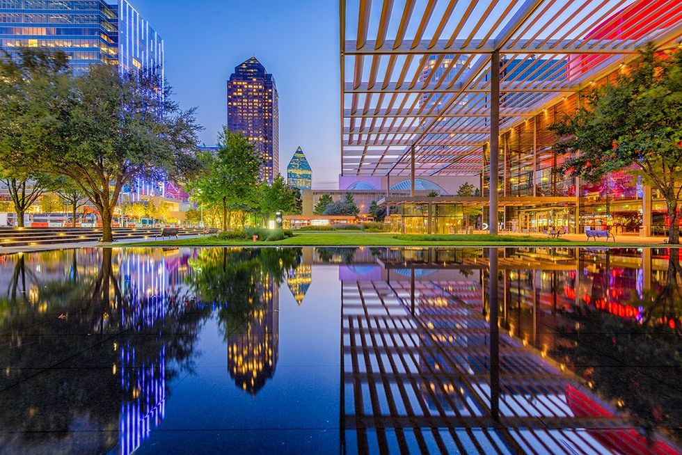 Dallas, Texas \u2013 USA. Downtown cityscape of Dallas, Texas