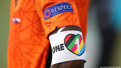 Security Stopping World Cup Fans Wearing Rainbow Gear