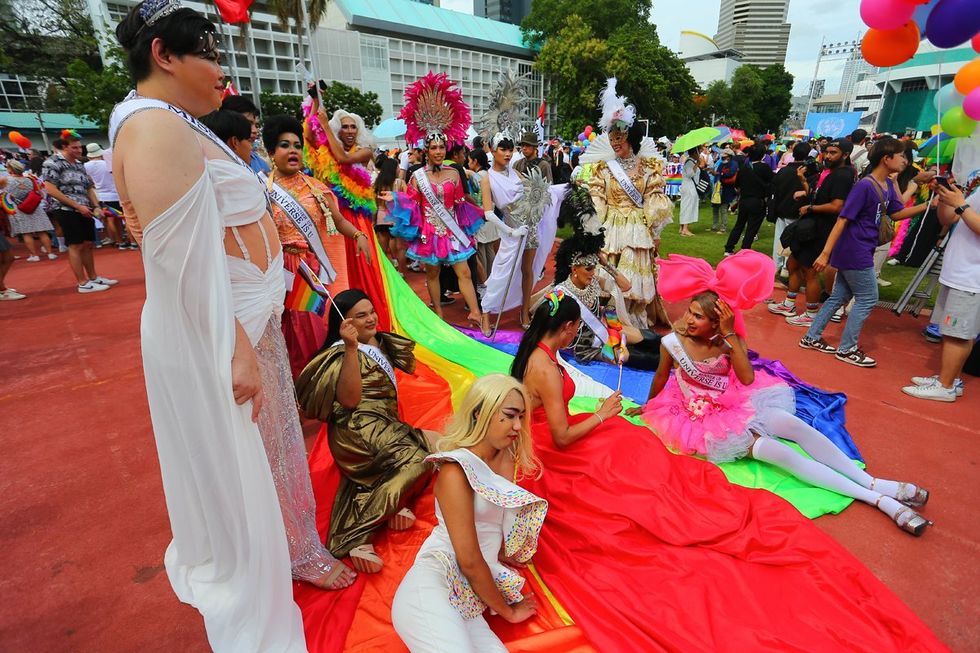 gallery photos Bangkok Thailand Right to Love Celebration LGBTQ Pride Parade June 1st 2024