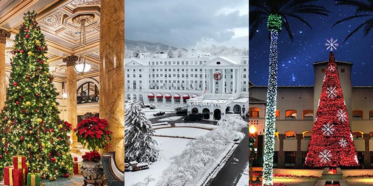 14 Hotels That Go All Out for Christmas