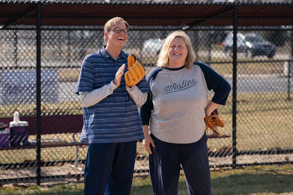 Jeff Hiller and Bridget Everett in season 3 of Somebody Somewhere