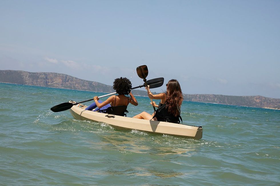 Kayaking in Navarino Bay is a must