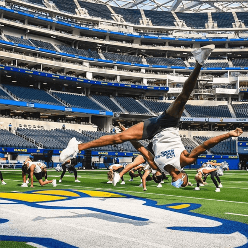 Meet Out Los Angeles Cheerleader Quinton Peron!