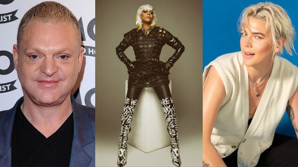 Out Traveler exclusive: Erasure, Crystal Waters, Betty Who to headline Planet Pride in Brooklyn for NYC Pride - from left: Andy Bell of Erasure, Crystal Waters, Betty Who