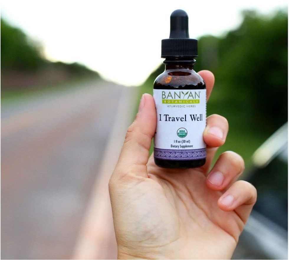 Out Traveler's 2024 Summer/Fall travel accessories and apparel guide \u2013 Banyan Botanicals\u2019s I Travel Well Liquid Extract