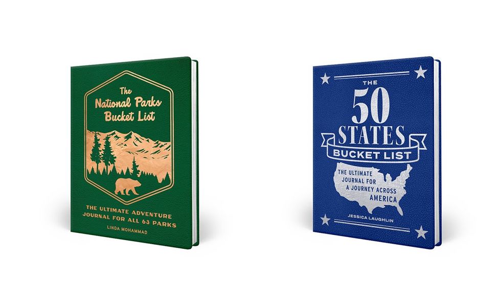 Out Traveler's 2024 Summer/Fall travel accessories and apparel guide \u2013 The National Park Bucket List Journal and The 50 States Bucket List Journal