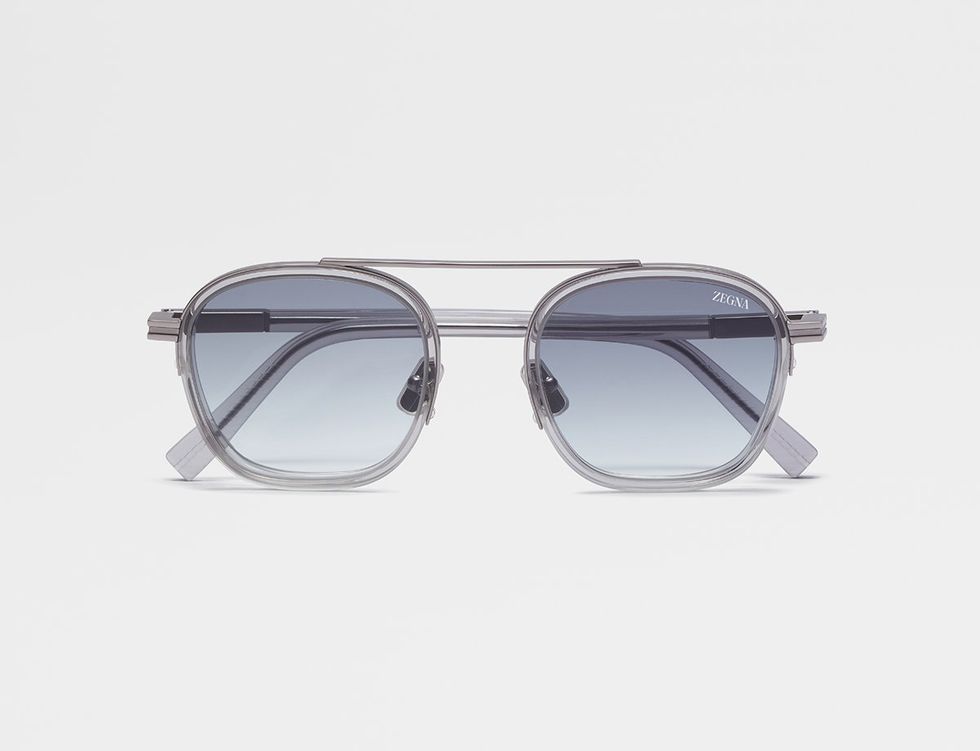 Out Traveler's 2024 Summer/Fall travel accessories and apparel guide \u2013 Zegna Orizzonte I sunglasses