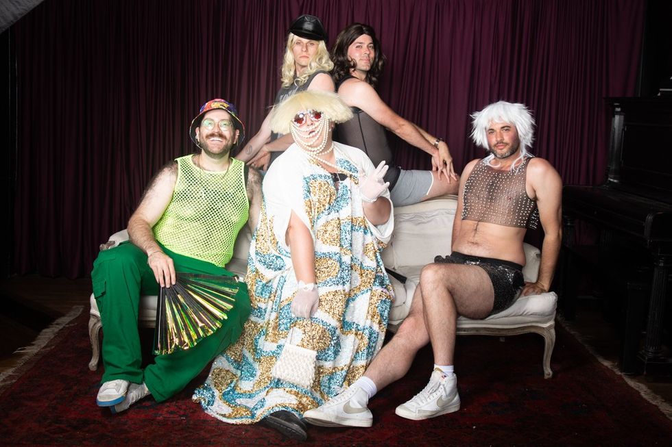 photo gallery Ron Amato queer couch portrait studio at Wilde Play House PTown Bear Week 2024 LGBTQ celebration