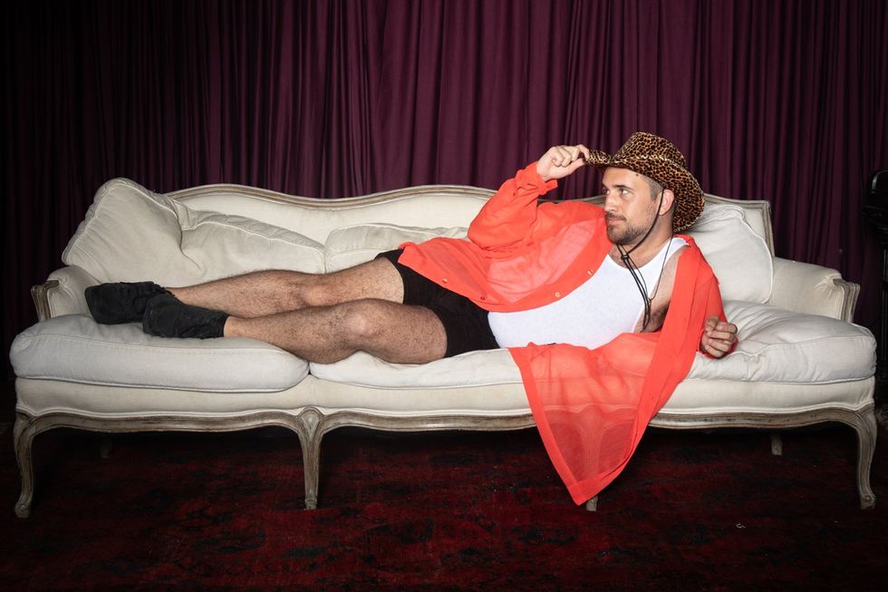 photo gallery Ron Amato queer couch portrait studio at Wilde Play House PTown Bear Week 2024 LGBTQ celebration