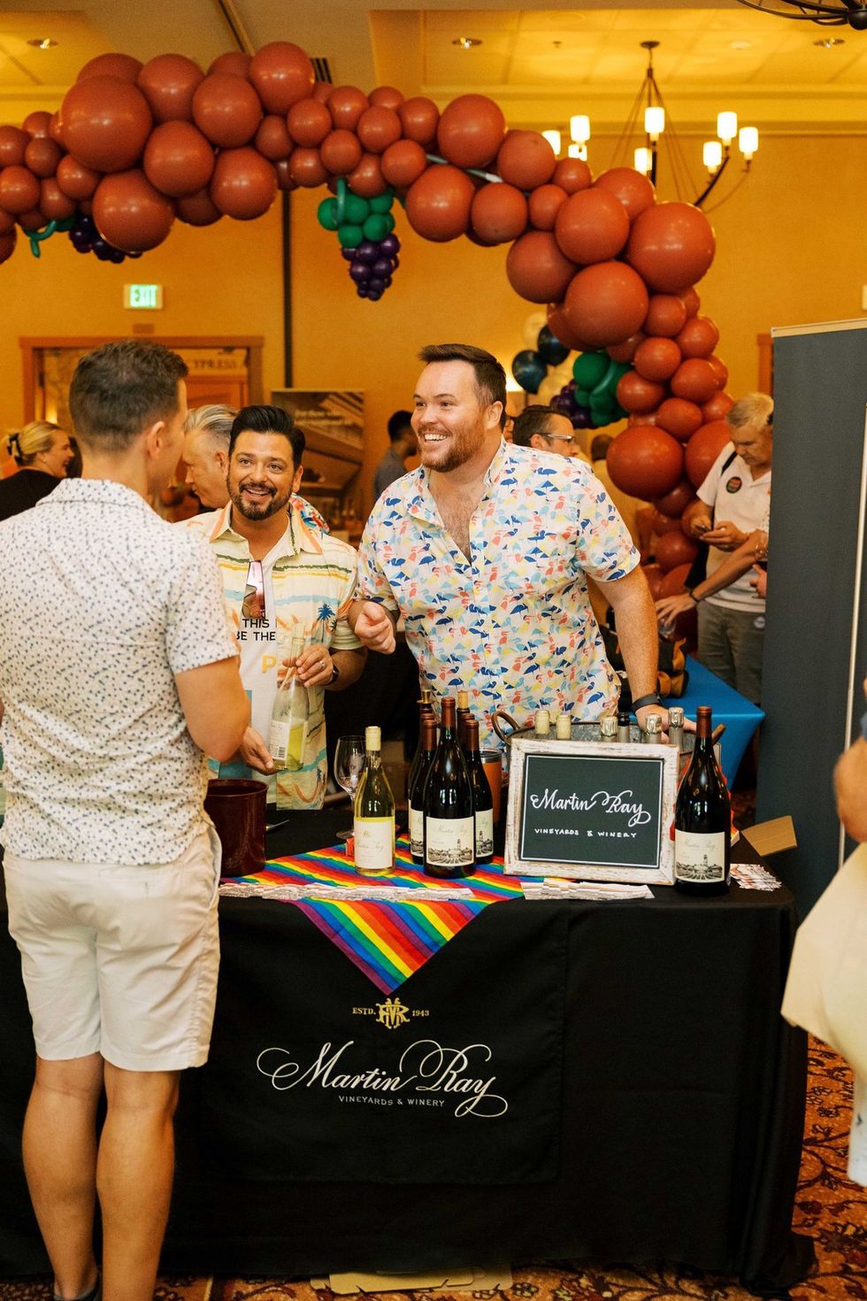 pride site photo gallery All the things we almost missed at Gay Wine Weekend 2024 VIP welcome reception drag brunch auction Twilight T Dance Pool party wine talk