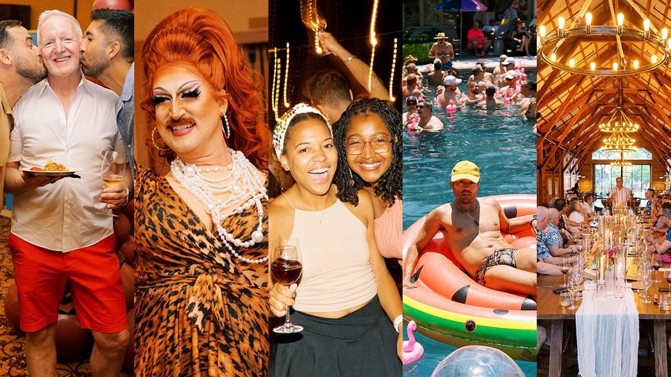 pride site photo gallery All the things we almost missed at Gay Wine Weekend 2024 VIP welcome reception drag brunch auction Twilight T Dance Pool party wine talk