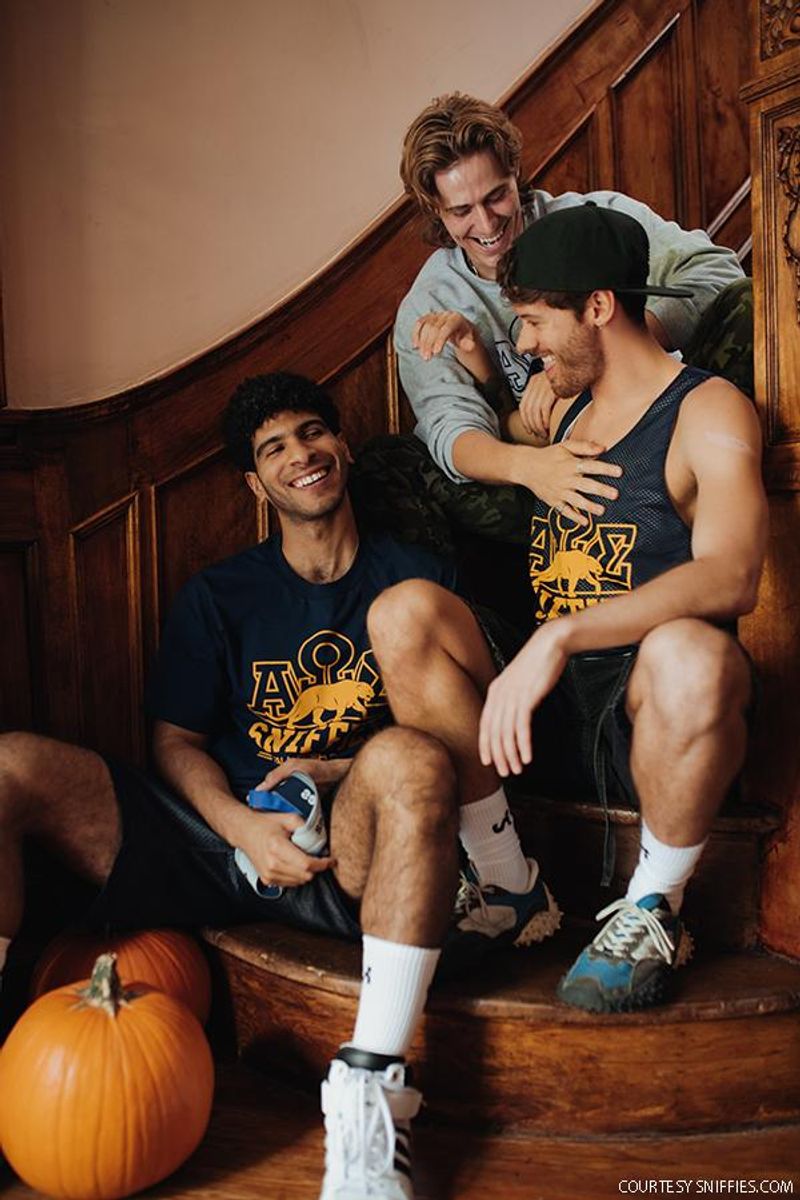 20 Thirst Traps from Sniffies Campaign Celebrating Frat Life