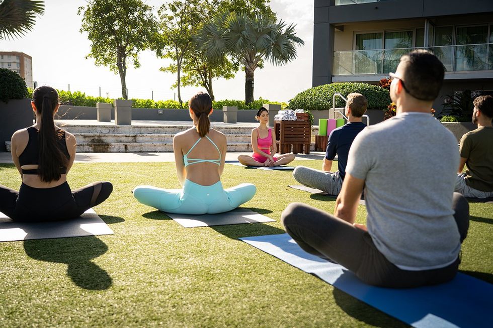 Start Your Day with Yoga - Puerto Rico Convention Center District - San Juan, Puerto Rico, is the sunny cure for your winter blues.