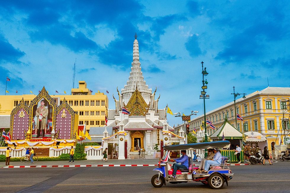 The City Pillar Shrine in Bangkok, Thailand