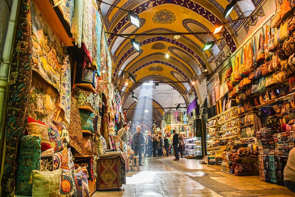 The Grand Bazar in Istanbul, Turkey