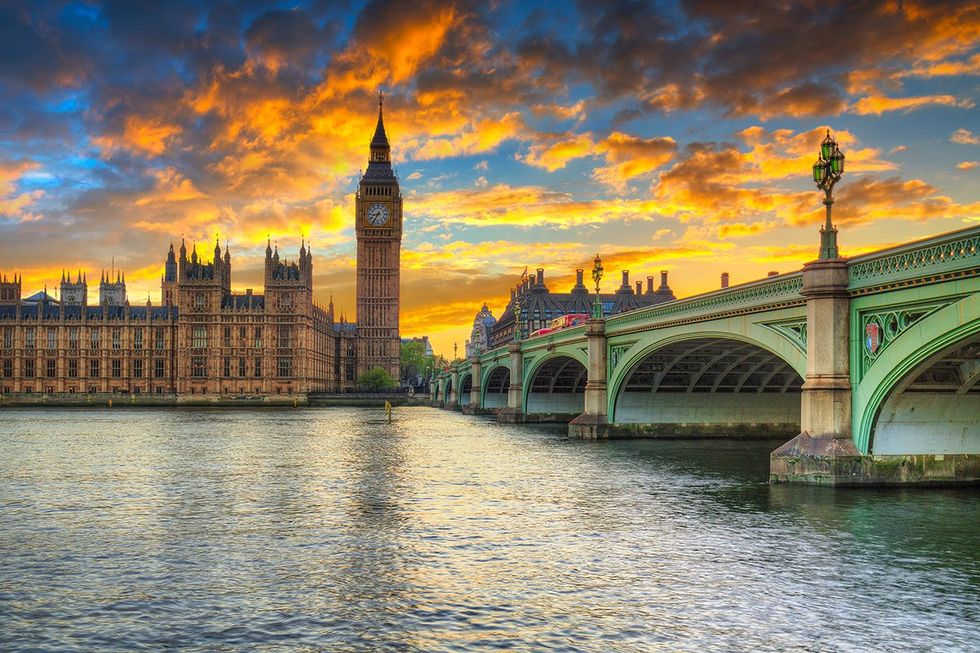 These are the safest countries for LGBTQ+ travelers this fall \u2013 Big Ben and Westminster Palace at twilight in London, United Kingdom