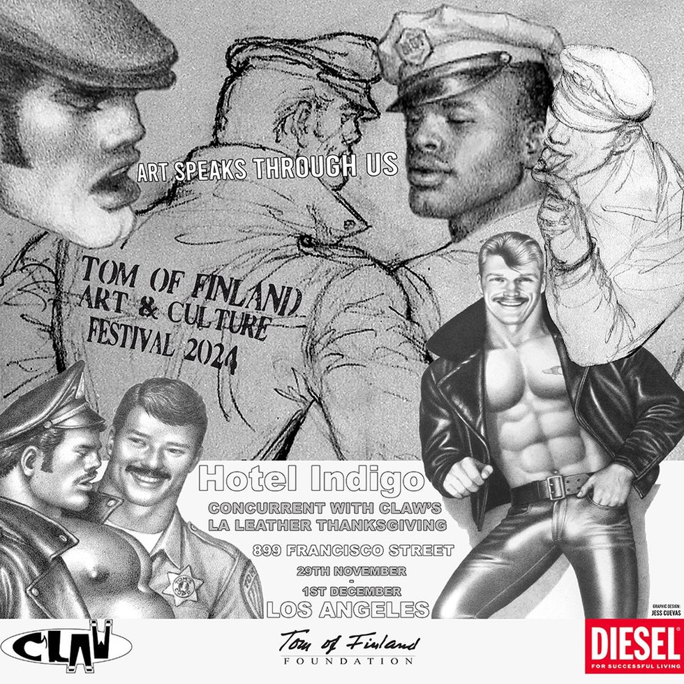 Tom of Finland LA Art Culture CLAW Leather Thanksgiving Festival