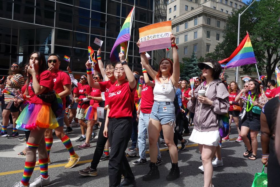 Toronto LGBTQ pride parade dyke march transgender liberation 2024