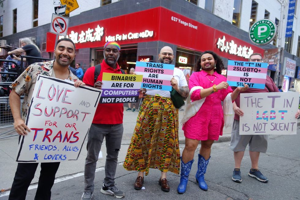 Toronto LGBTQ pride parade dyke march transgender liberation 2024