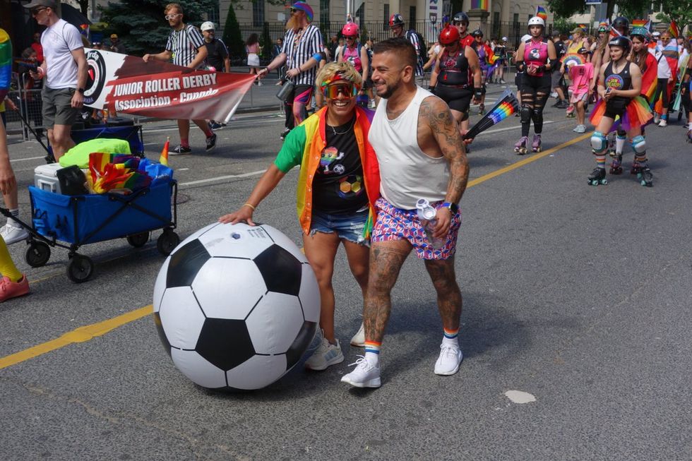 Toronto LGBTQ pride parade dyke march transgender liberation 2024