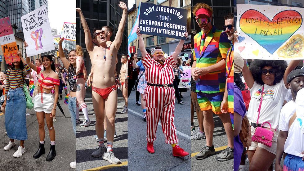 Toronto LGBTQ pride parade dyke march transgender liberation 2024