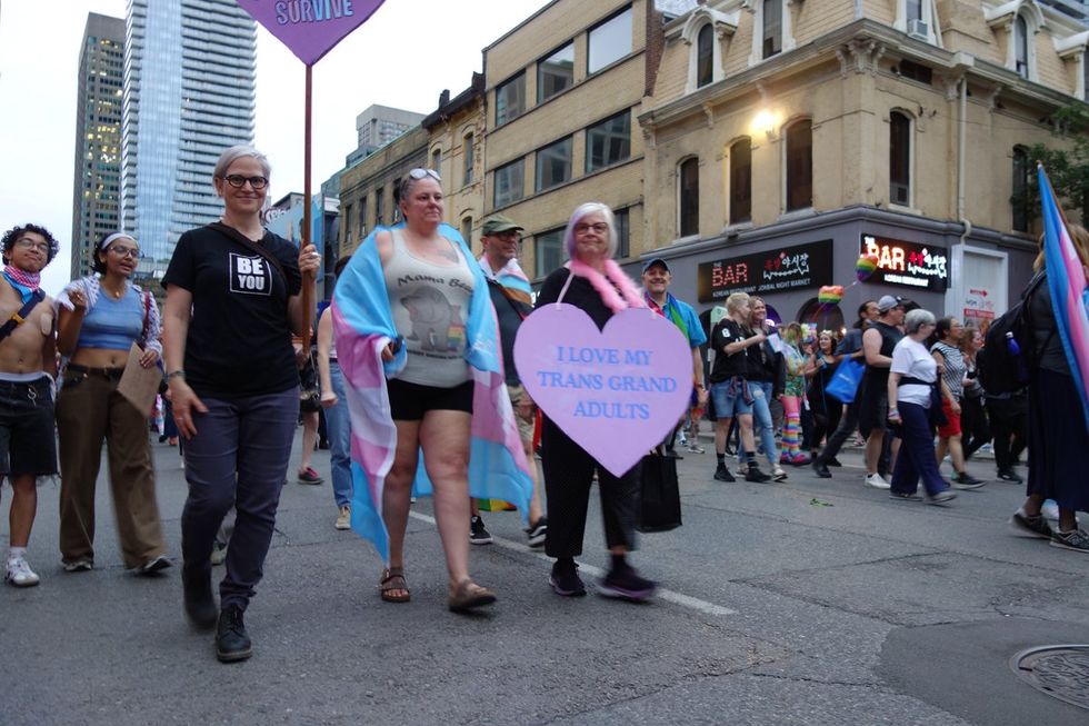 Toronto LGBTQ pride parade dyke march transgender liberation 2024