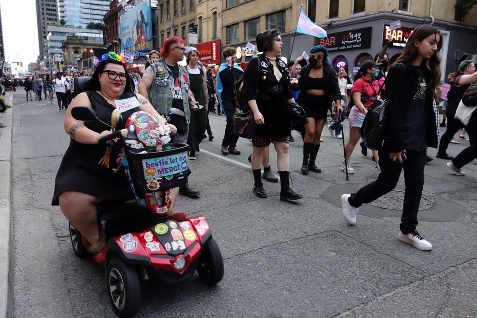 Toronto LGBTQ pride parade dyke march transgender liberation 2024