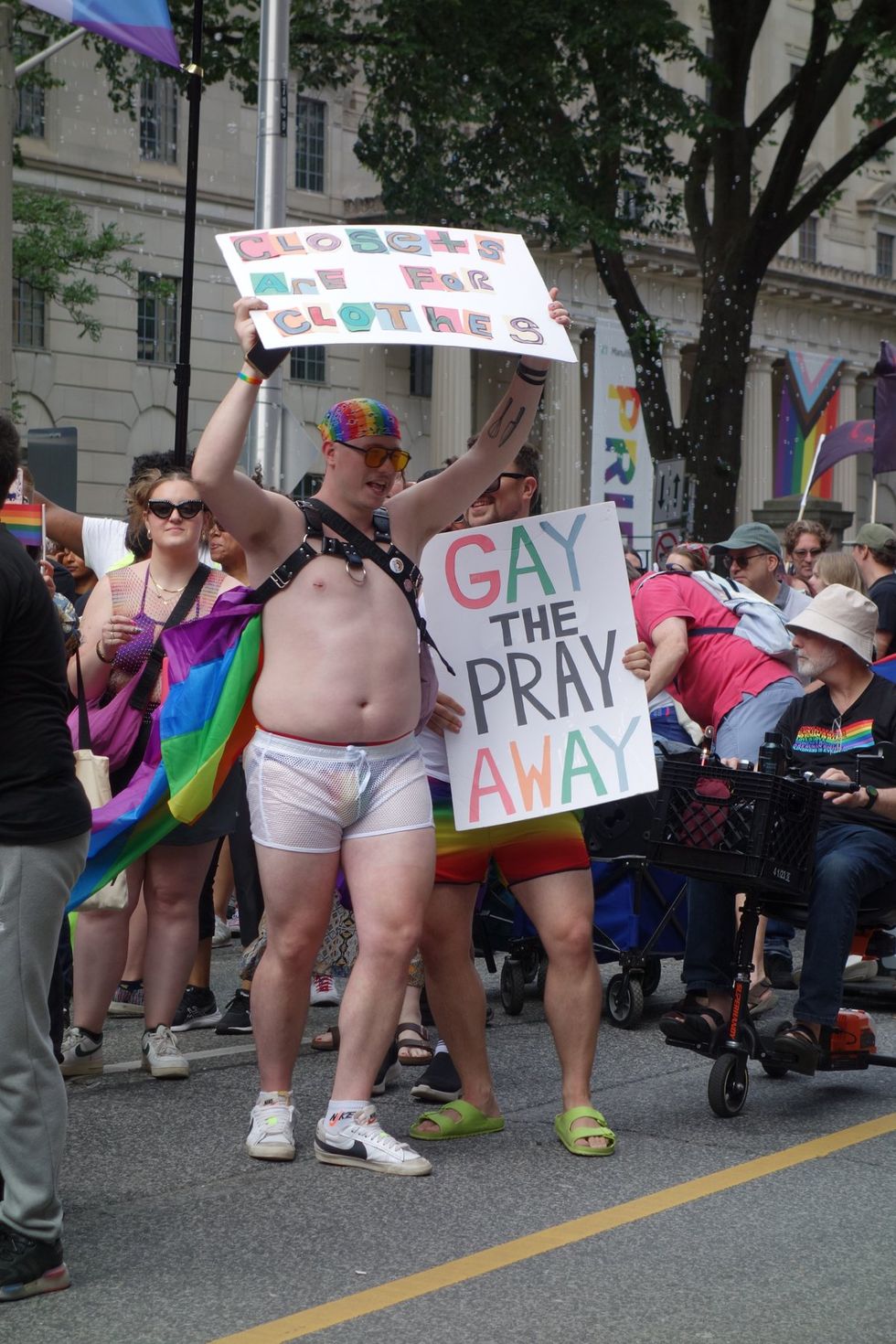 Toronto LGBTQ pride parade dyke march transgender liberation 2024