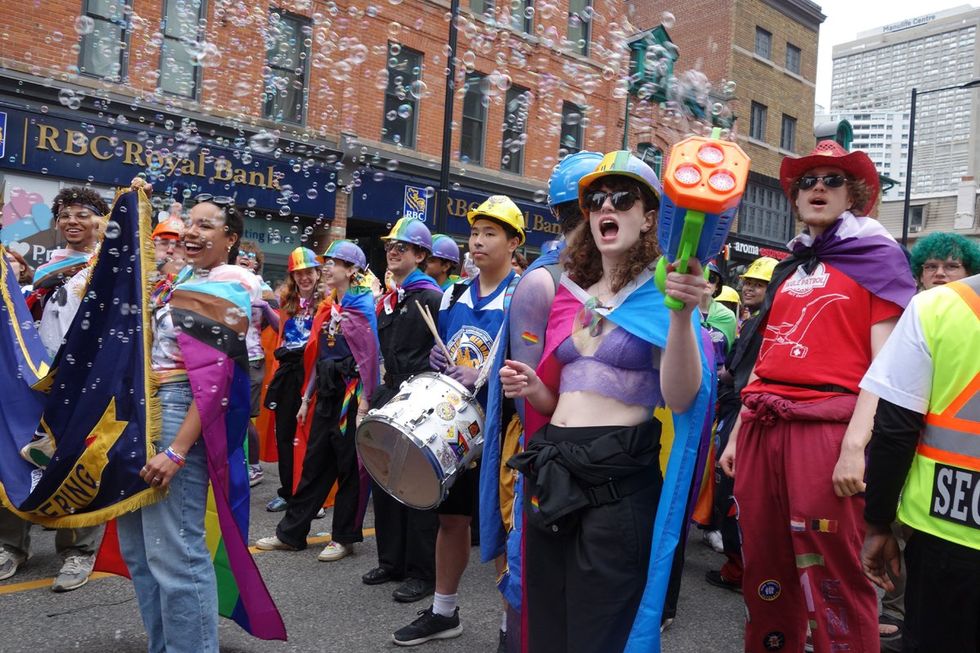 Toronto LGBTQ pride parade dyke march transgender liberation 2024