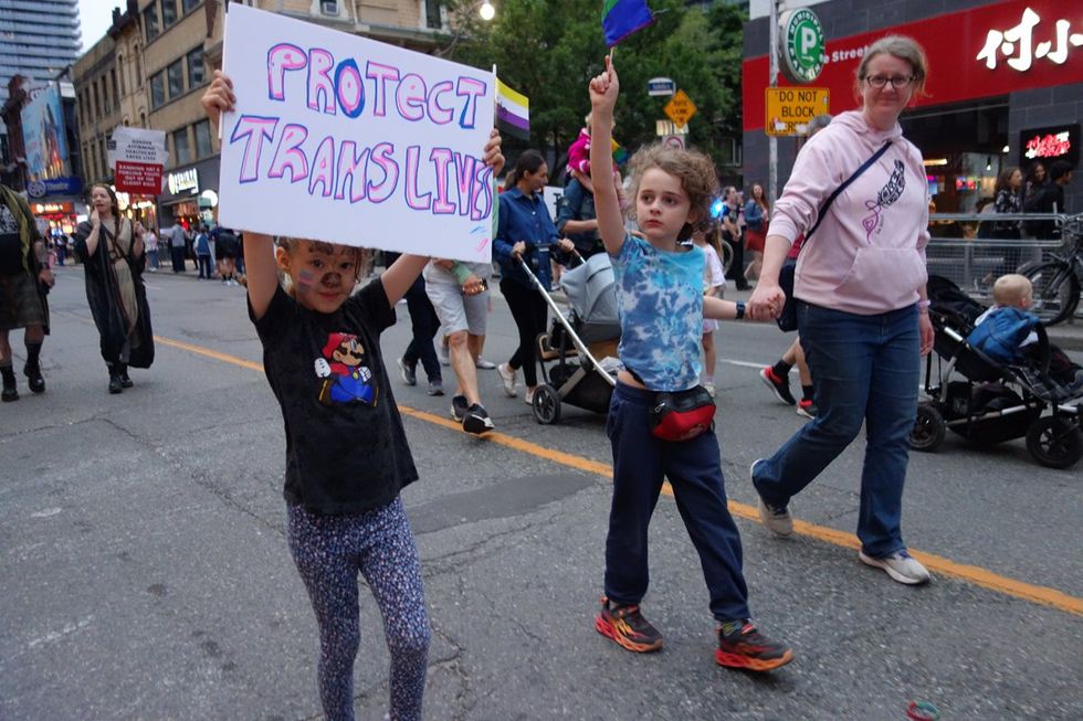 Toronto LGBTQ pride parade dyke march transgender liberation 2024