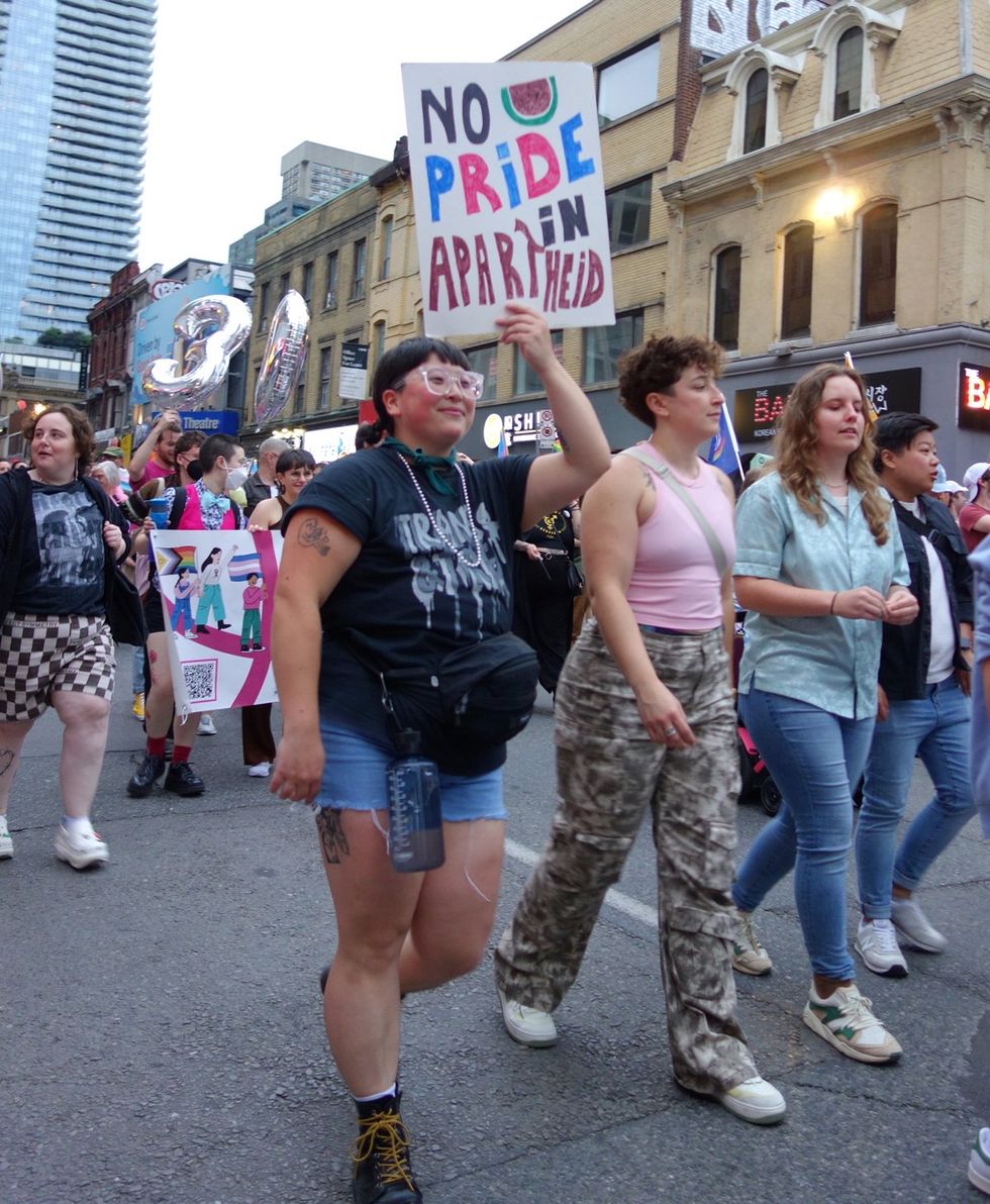 Toronto LGBTQ pride parade dyke march transgender liberation 2024