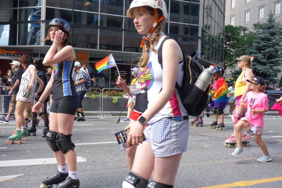 Toronto LGBTQ pride parade dyke march transgender liberation 2024