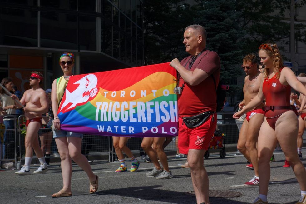 Toronto LGBTQ pride parade dyke march transgender liberation 2024