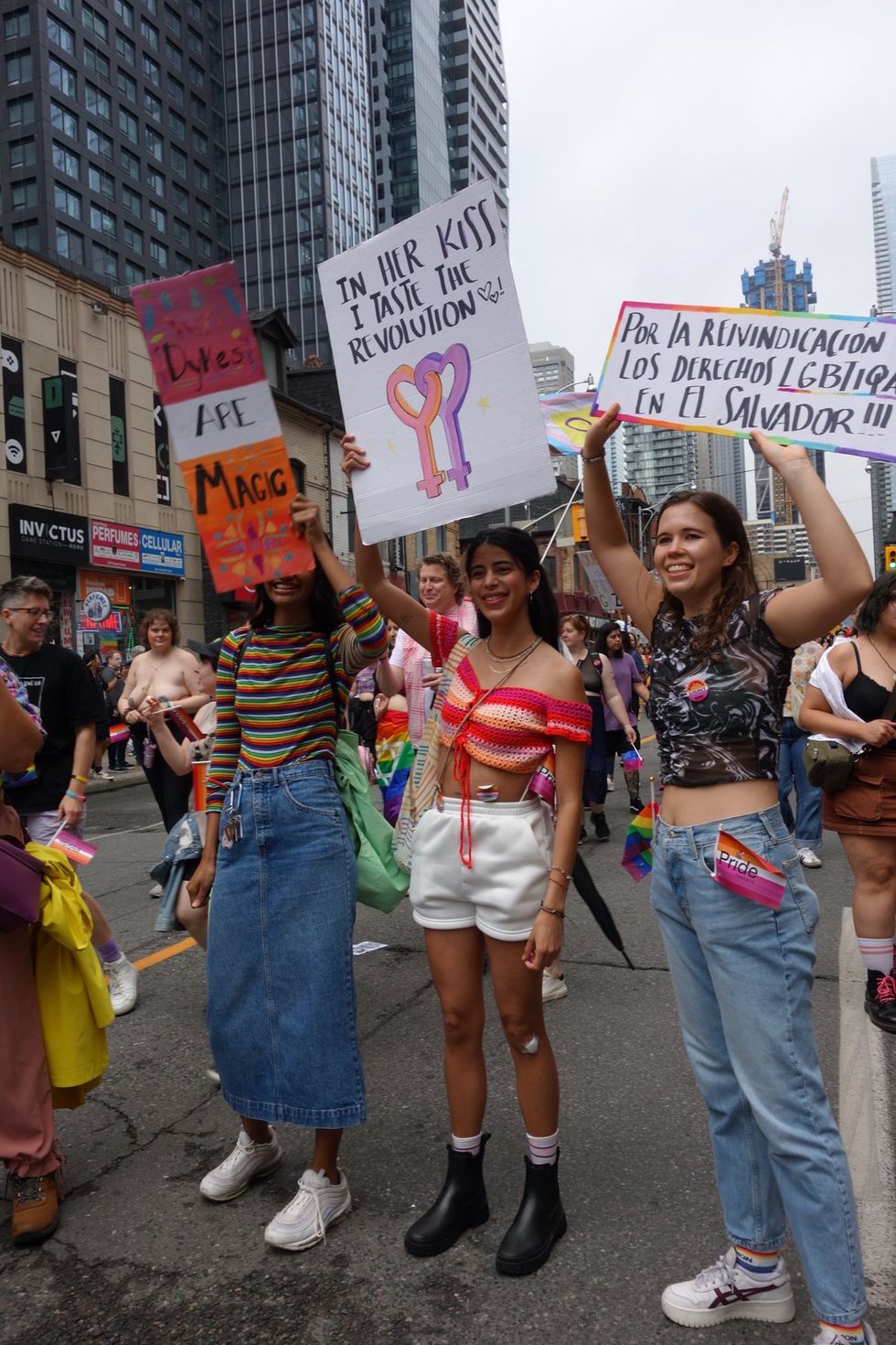 Toronto LGBTQ pride parade dyke march transgender liberation 2024