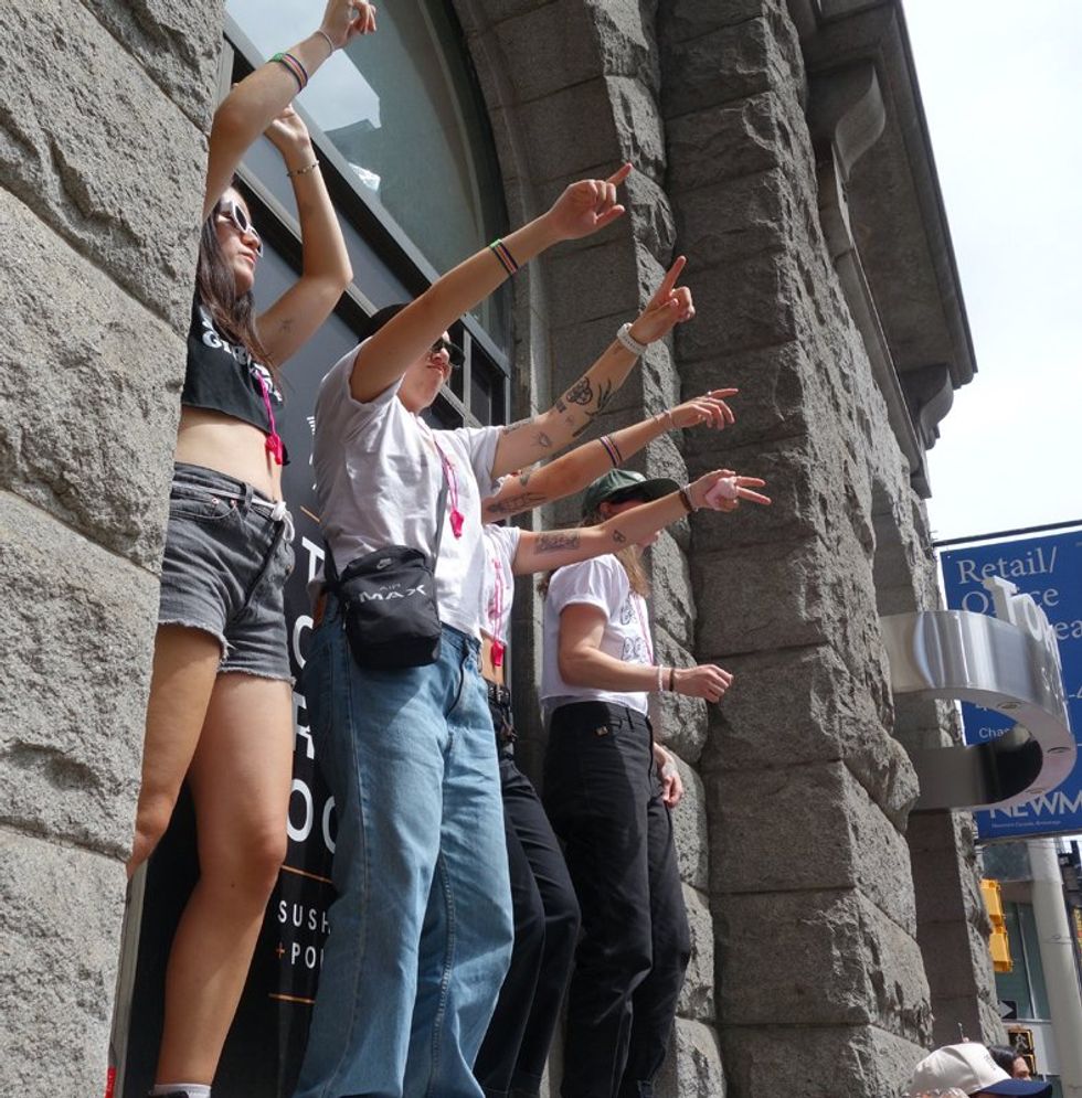 Toronto LGBTQ pride parade dyke march transgender liberation 2024