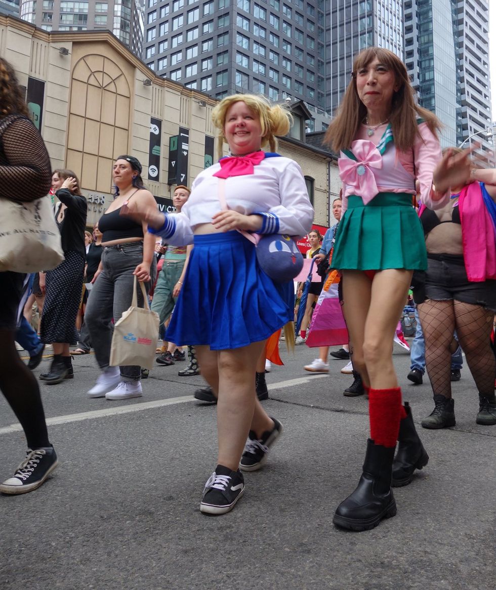 Toronto LGBTQ pride parade dyke march transgender liberation 2024