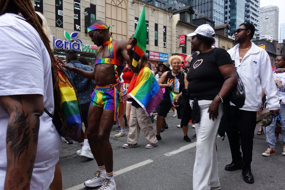 Toronto LGBTQ pride parade dyke march transgender liberation 2024