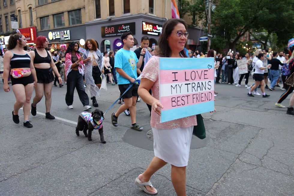 Toronto LGBTQ pride parade dyke march transgender liberation 2024