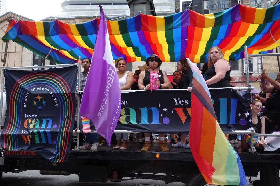 Toronto LGBTQ pride parade dyke march transgender liberation 2024