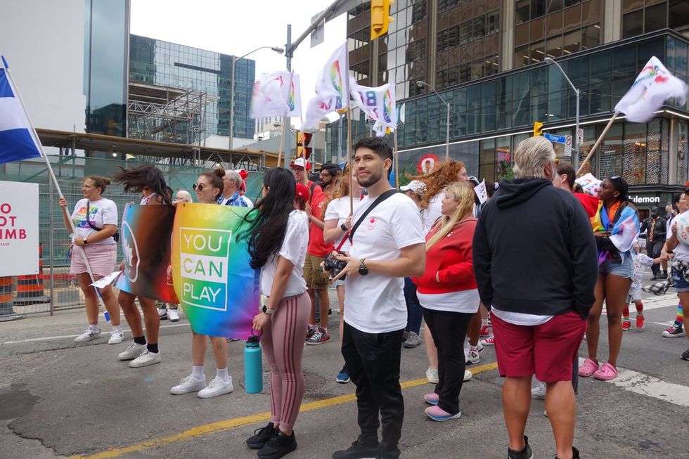 Toronto LGBTQ pride parade dyke march transgender liberation 2024