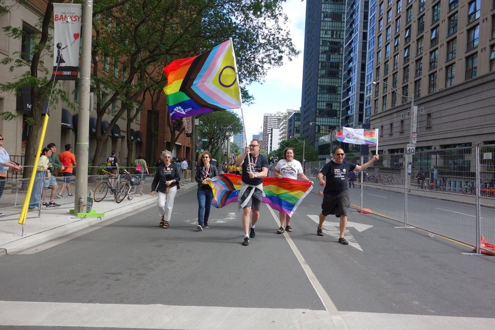 Toronto LGBTQ pride parade dyke march transgender liberation 2024