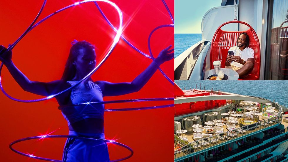 Unwind and explore aboard Virgin Voyages: from balcony hammocks and vibrant entertainment