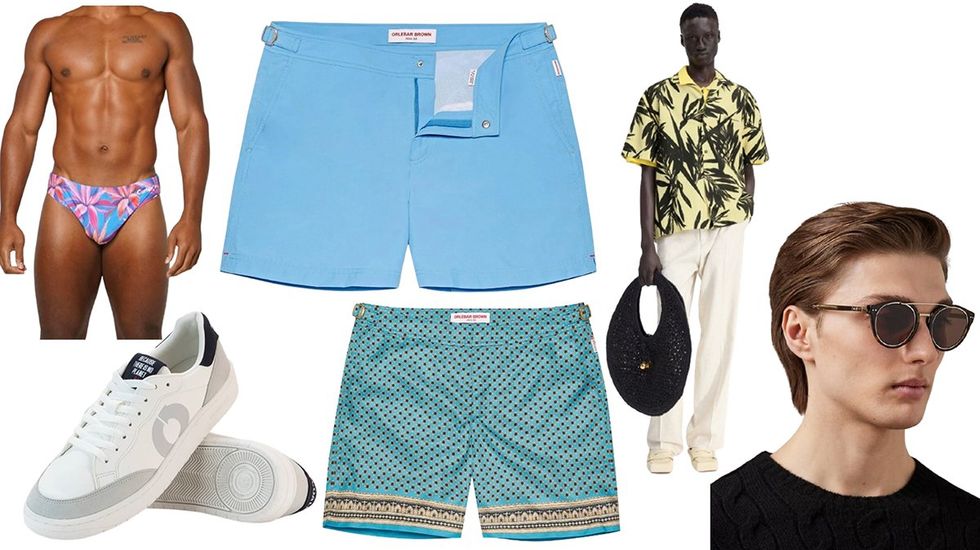 Vacation essentials: from bold swimwear to sustainable sneakers