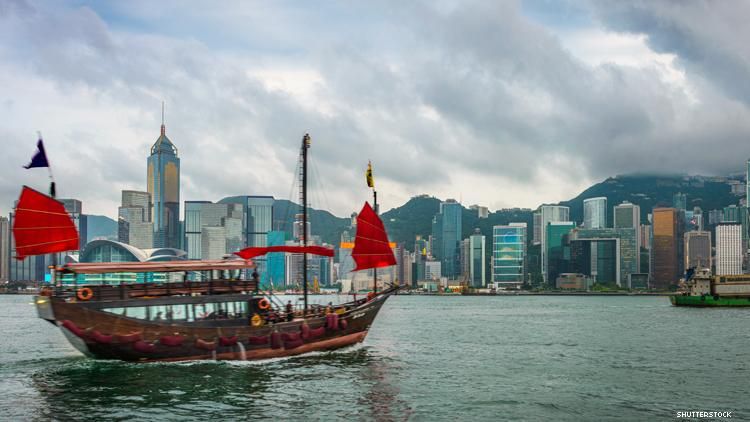 Hong Kong harbor